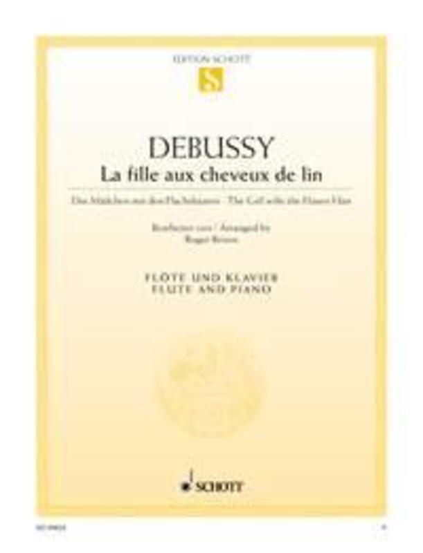 La Fille Aux Cheveux De Lin Flute/Piano (Softcover Book)