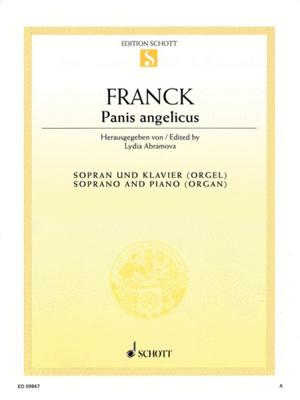 Panis Angelicus Sop/Piano Book