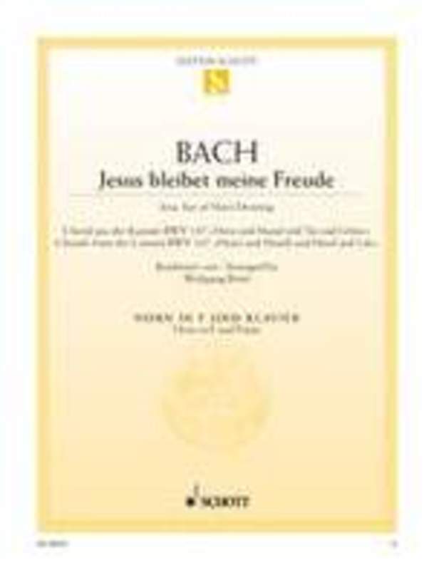 Jesu Joy Of Mans Desiring Horn In F/Piano Book