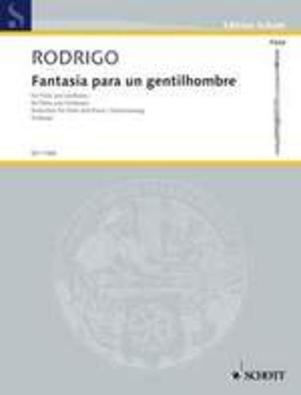 Rodrigo - Fantasia Para Un Gentilhombre Flute/Piano (Softcover Book)