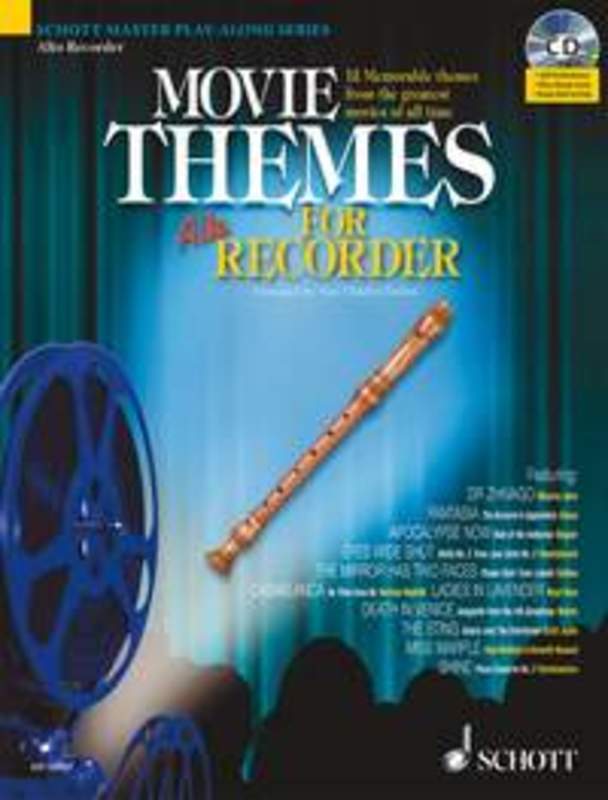 Movie Themes For Treble Recorder Book/CD Book
