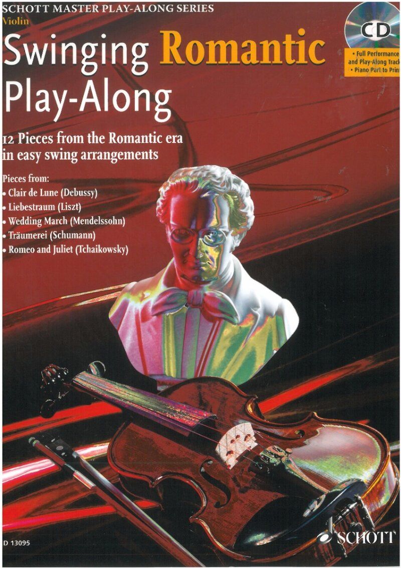 Swinging Romantic Play Along Violin Book and CD