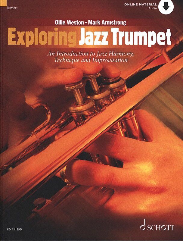 Exploring Jazz Trumpet Book by Ollie Weston, 204 Pages, Intermediate Level, Includes Audio Tracks for Play-Along