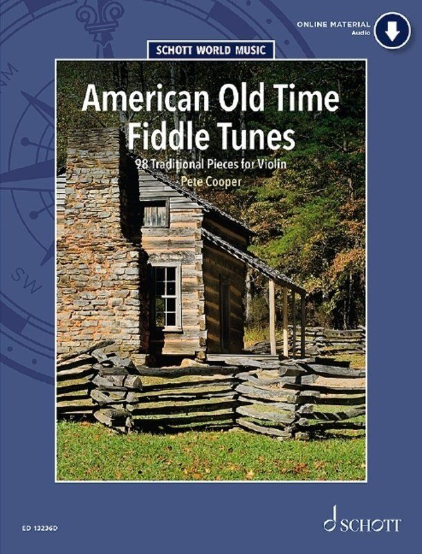 American Old Time Fiddle Tunes for Violin Book - Schott Music, 80 Pages, Series: Schott World Music
