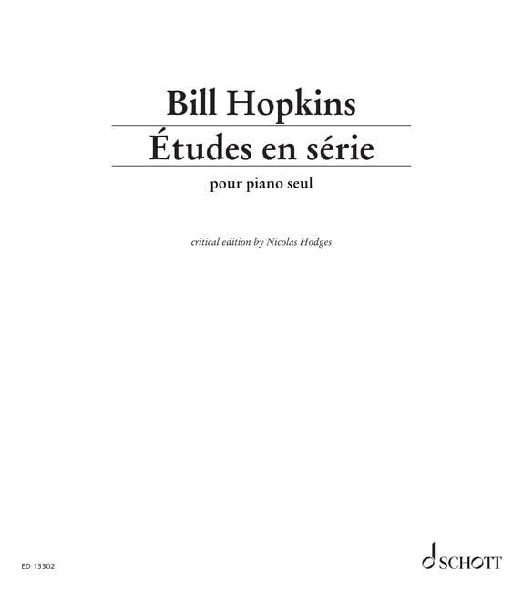 Hopkins - Etudes En Serie For Piano Solo (Schott Music)