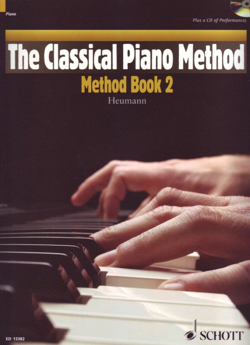 Classical Piano Method 2 BK/CD by Schott Music - Learn piano with classical pieces, exercises, and play-along CD. Ideal for all skill levels.