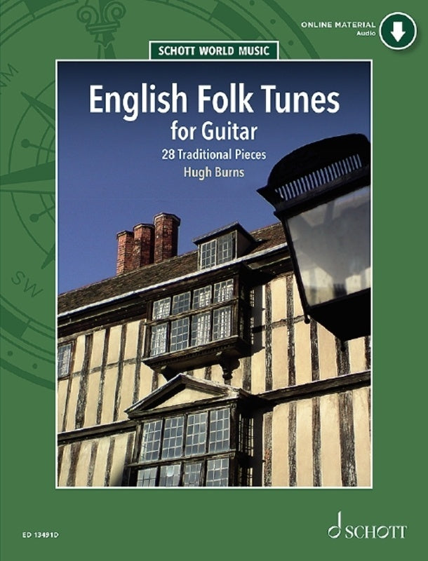 English Folk Tunes For Guitar Bk/Ola Sftcvr/Online Audio (Guitar)