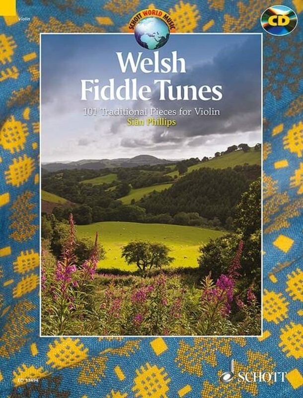 Welsh Fiddle Tunes Violin Softcover Book/CD