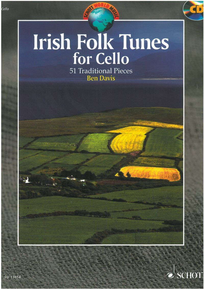 Irish Folk Tunes for Cello 51 Traditional Pieces BK/CD