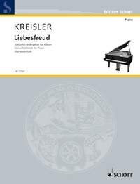 Kreisler Liebesfreud Concert Version for Piano, Schott Music, 15 Pages