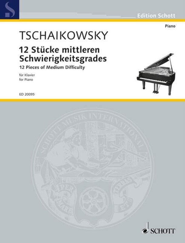 Tchaikovsky - 12 Pieces Op 40 (Softcover Book)