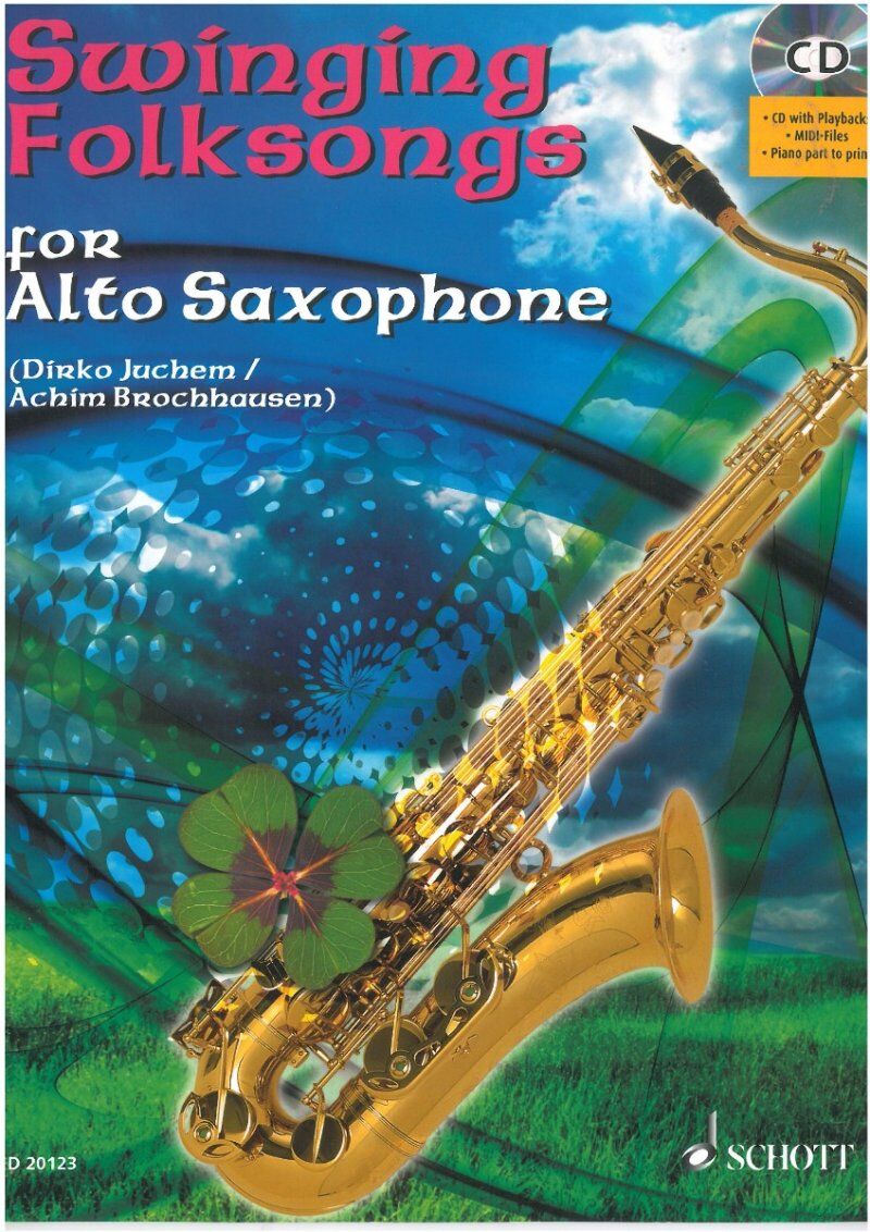 Swinging Folksongs for Alto Saxophone BK/CD