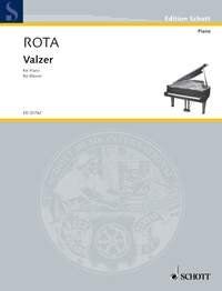 Nino Rota - Valzer for Piano, Piano Solo, 4 Pages, Published by Schott Music