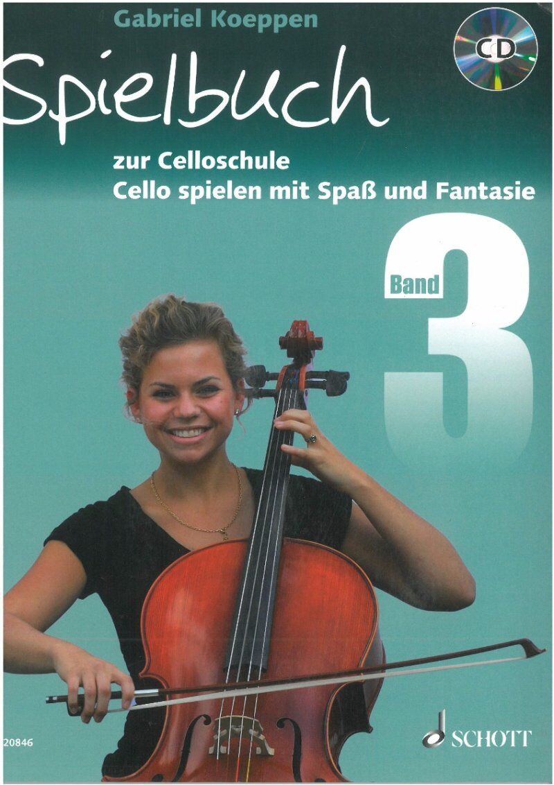 Koeppen Spielbuch zur Celloschule Playbook 3 for Cello by Gabriel Koeppen, Schott Music, 104 Pages