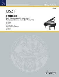 Weber - Fantasy on Themes from Der Freischutz for Piano, Composed by Carl Maria von Weber & Franz Liszt, 36 Pages, Schott Music
