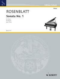 Rosenblatt Sonata No 1 for Piano - 24 Pages, Schott Music