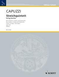 Capuzzi String Quintet G Major for 2 Violins, 2 Violas, Cello - Op. 3/6, 92 Pages, Published by Schott Music
