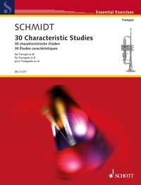 30 Characteristic Studies for Trumpet — Schmidt (Schott Music)