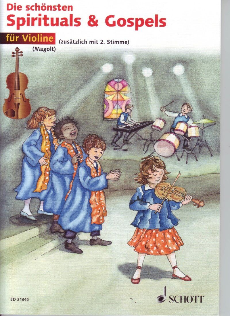 Beautiful Spirituals & Gospels for Easy 1-2 Violins BK/CD by Klaus G. Koop