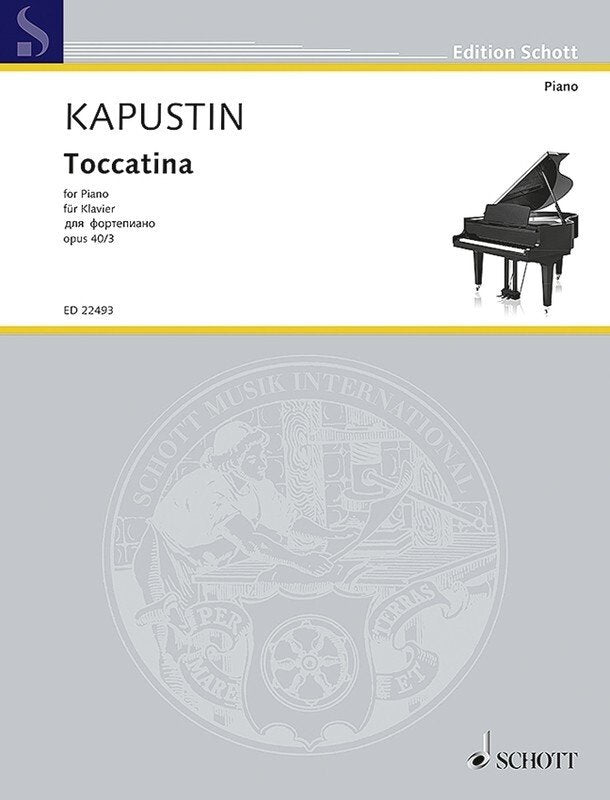 Kapustin: Toccatina, Op. 40 No. 3 — Piano (Schott Music)