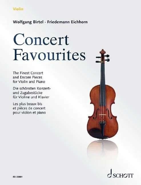 Concert Favourites for Violin and Piano by Schott Music, 124 Pages