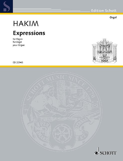 Naji Hakim: Expressions — Organ Solo (Schott Music)