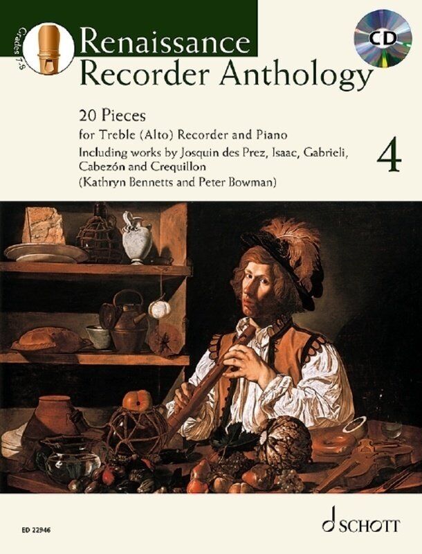 Renaissance Recorder Anthology 4 BK/CD by Peter Bowman and Kathryn Bennetts