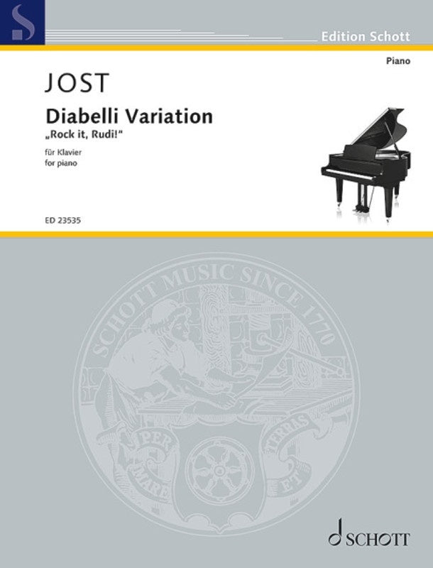 Jost - Diabelli Variation Rock It Rudi! For Piano Softcover Book (Piano)