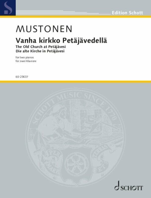 Mustonen - The Old Church at Petajavesi for 2 Pianos