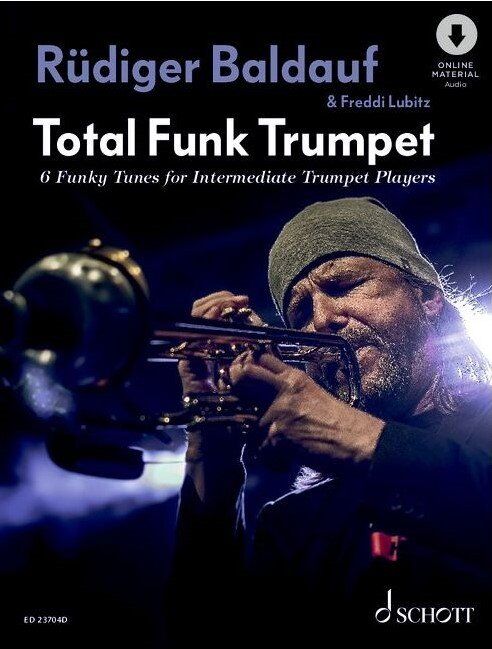 Total Funk Trumpet by Freddi Lubitz & Rudiger Baldauf, 40 Pages, Schott Music, Brass > Trumpet