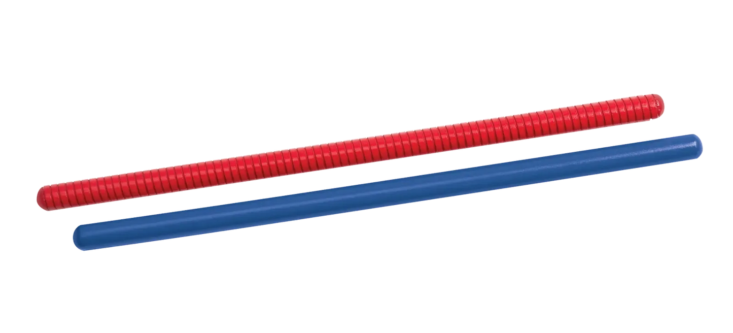 Trophy 12 Inch Rhythm Sticks Hardwood Plain/Ribbed - ED306 Series