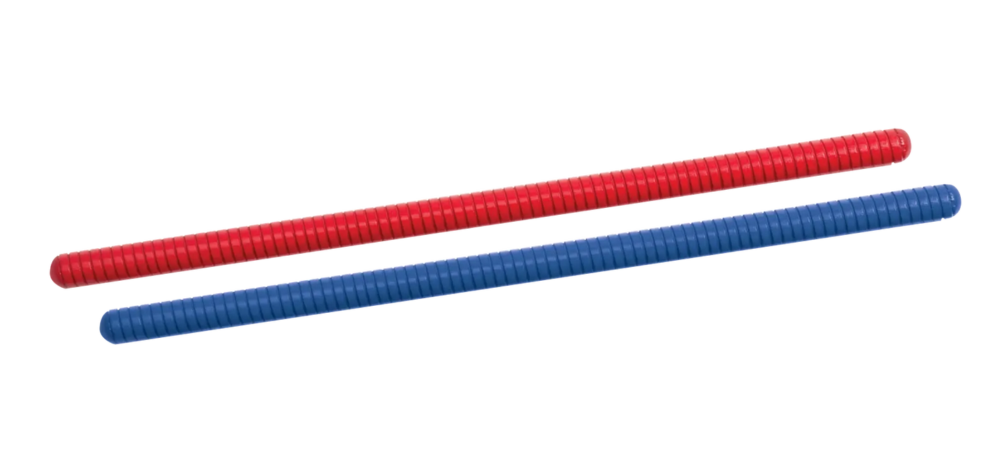 AMS 12 Inch Rhythm Sticks Hardwood Ribbed ED307