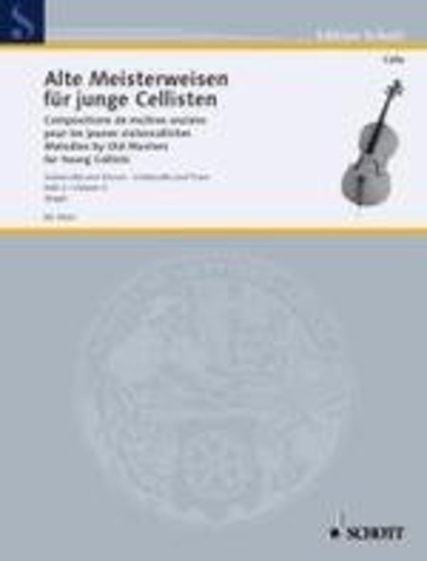 Melodies By Old Masters For Cellists Vol 2 Ed E Rapp (Softcover Book)