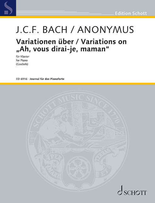 Variations on Ah Vous Dirai Je Maman for Piano