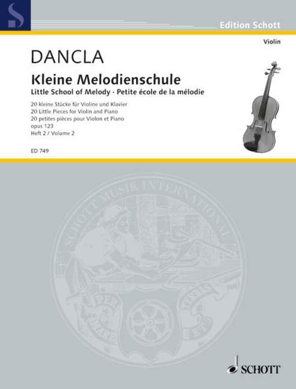 Little School Of Melody Op 123 Vol 2 No 7-13 Violin/Piano (Softcover Book)
