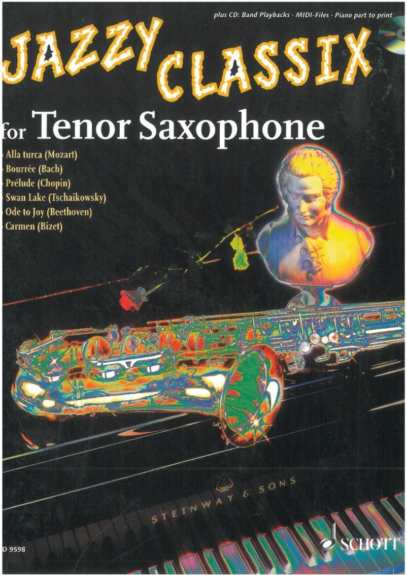 Jazzy Classix for Tenor Sax Book with CD