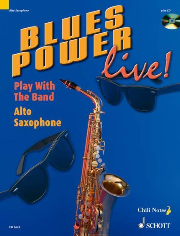 Blues Power Live! Alto Sax Softcover Book/CD