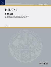 Heucke - Sonata Op. 23 for Bass Clarinet (or Cello) and Piano