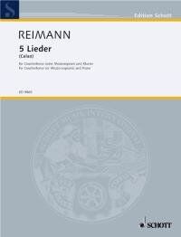 Reimann - 5 Songs for Countertenor (or Mezzo) / Piano, Schott Music, 24 Pages