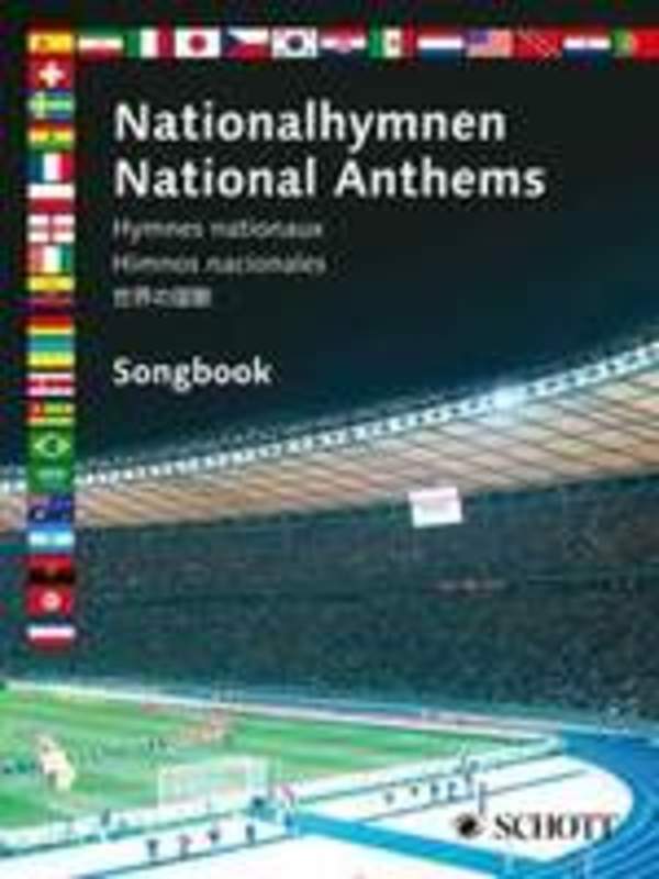 National Anthems Songbook Melody Edition (Softcover Book)