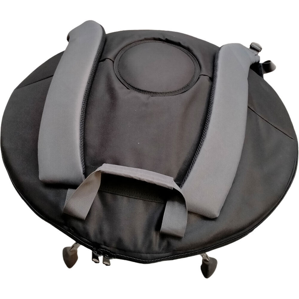 Opus Percussion 20" Metal 9-Note Handpan Drum with Carry Bag, Beaters & Stand, D-Minor Scale — view 4