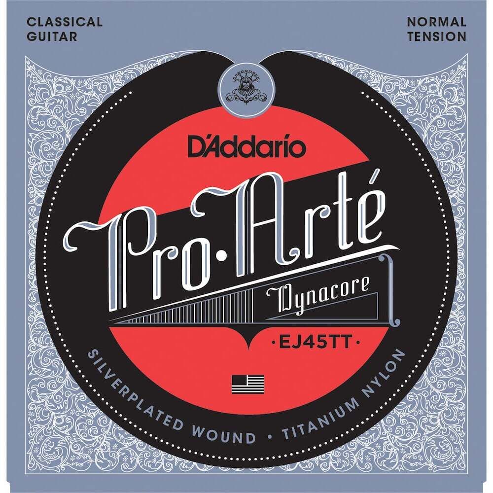 D'Addario Classical Guitar String Set Dynacore Normal EJ45TT