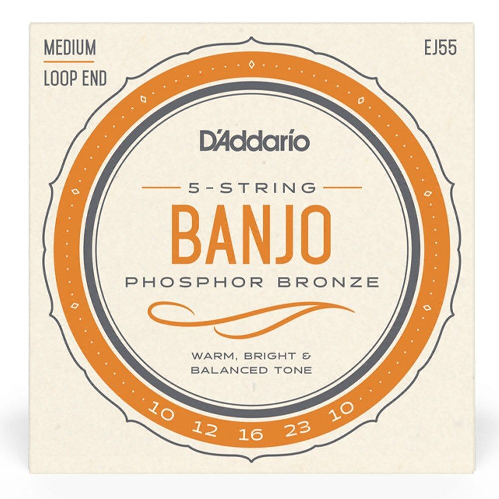 D'Addario Phosphor Bronze Banjo Strings - Medium Gauge — view 4