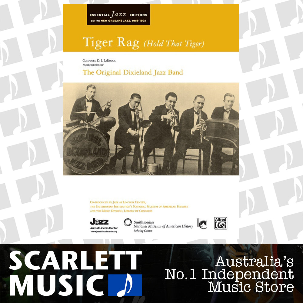 Tiger Rag (Hold that Tiger) Jazz Ensemble Sheet Music Grade 3.5 Score — view 2