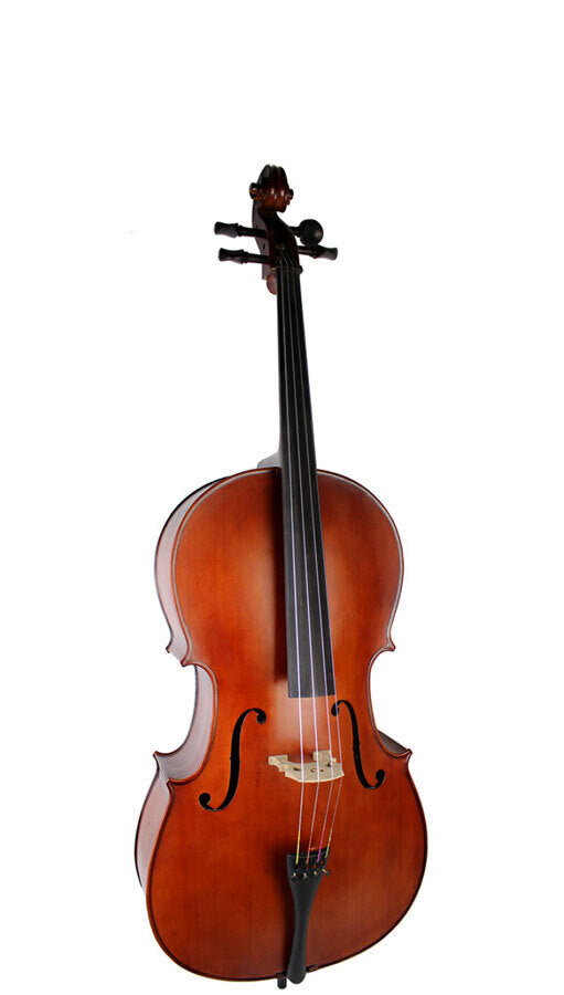 Ernst Keller CB295E Series 1/2 Size Cello Outfit in Antique Semi-Matte Finish