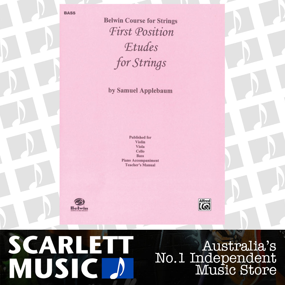 First Position Etudes for Double Bass Sheet Music — view 2