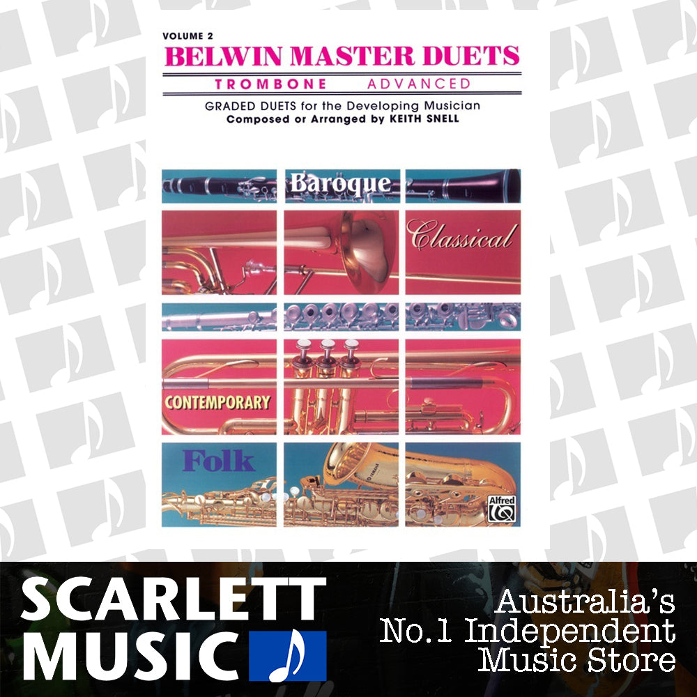 Belwin Master Duets Advanced Book 2 for Trombone — view 2