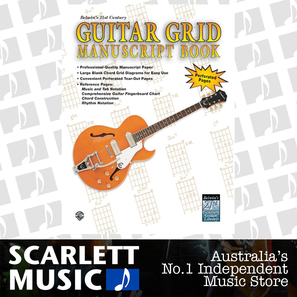 Guitar Grid Manuscript Book — view 2