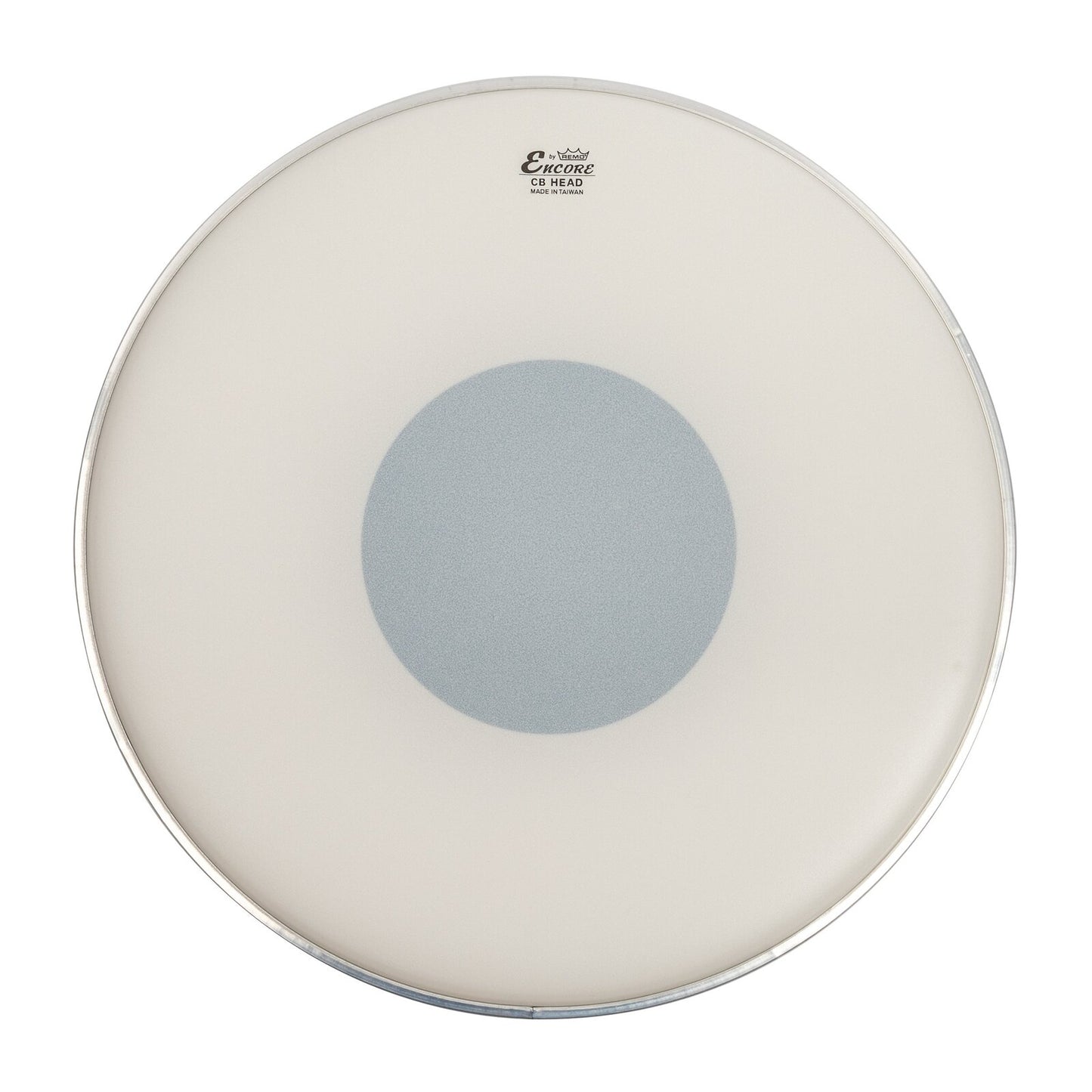 REMO ENCORE CONTROLLED SOUND White 14" Drum head. Coated with Bottom Black Dot.