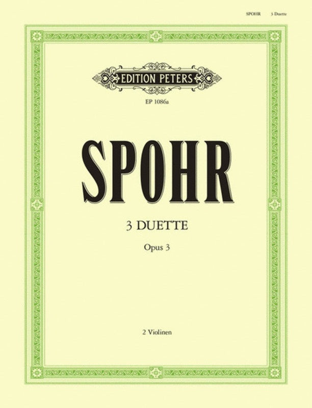 Duets 3 Op 3 2 Violin (Softcover Book)